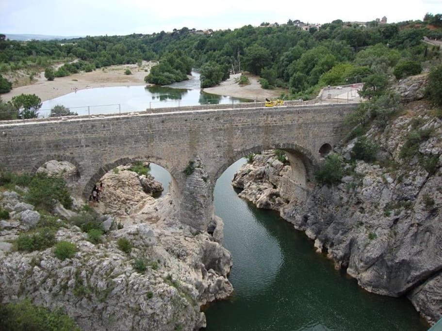 Charmante Cave Voutee 4 Personnes Saint-Jean-de-Fos Bagian luar foto